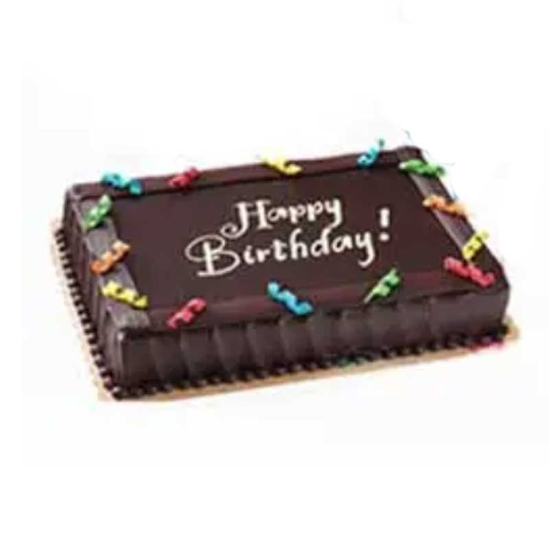 Chocolate Dedication Cake