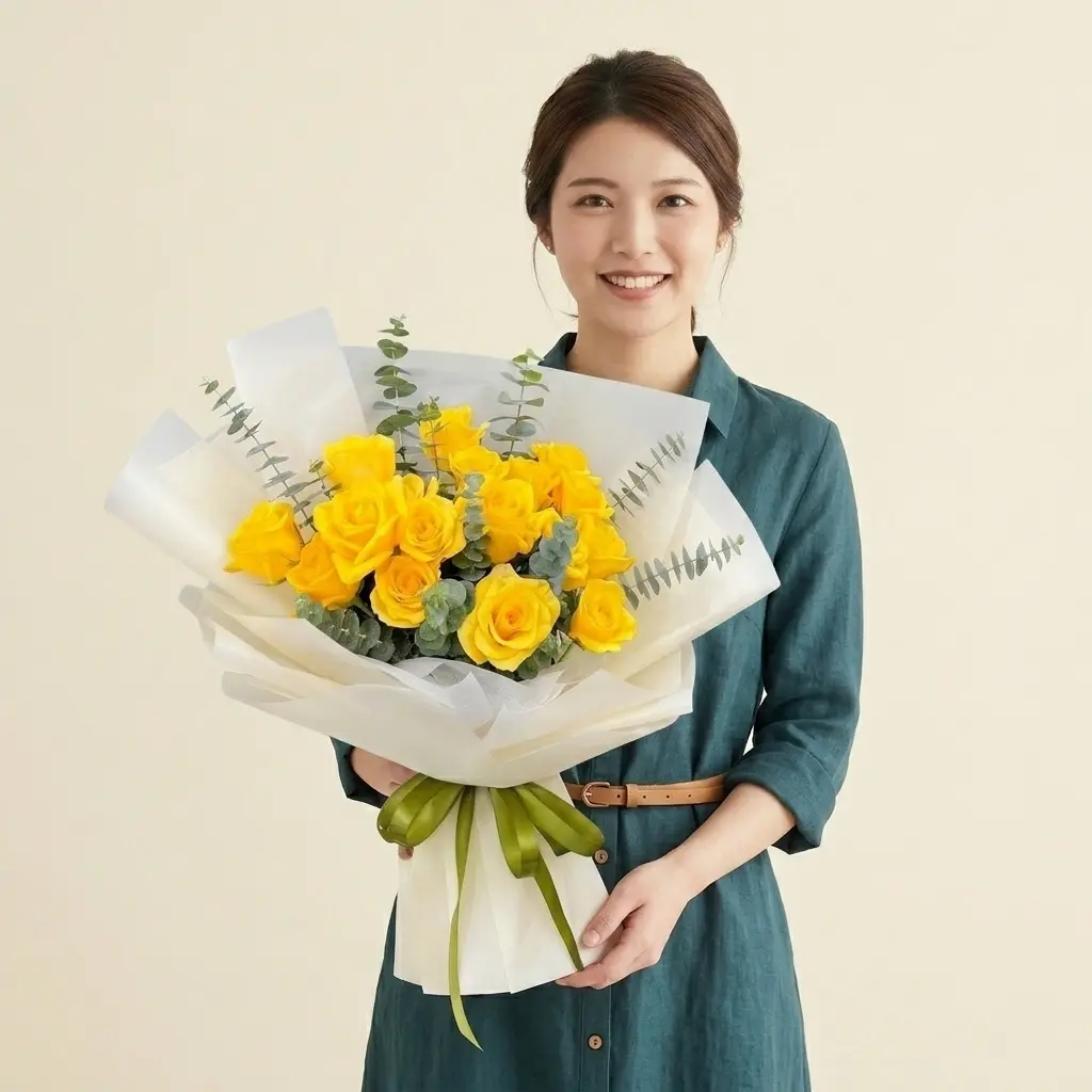 Amber Glow Bouquet - Image 2