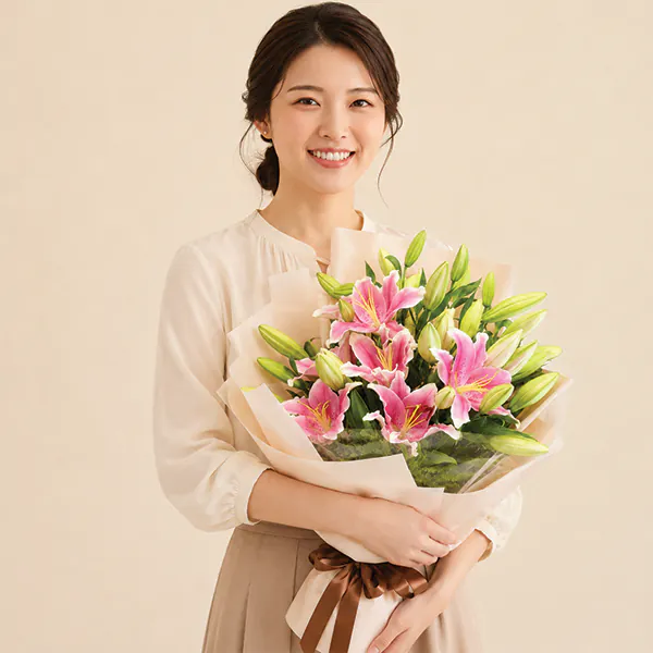 Pink Lily Elegance - Image 2