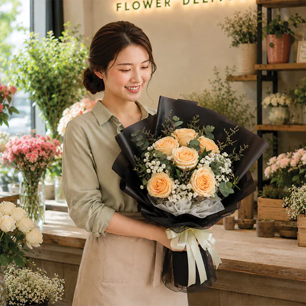 Champagne Moonlight Bouquet - Image 2