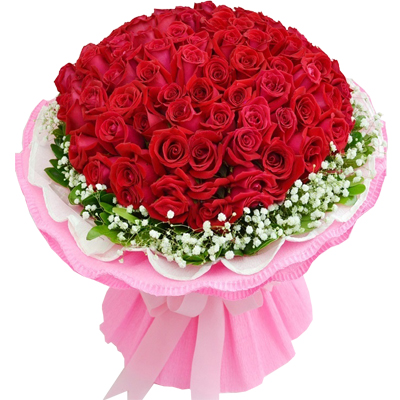 100 Roses Giant Bouquet
