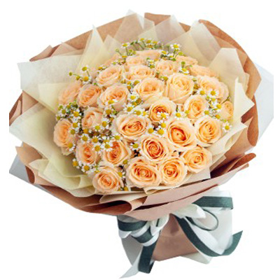30 Champagne Roses