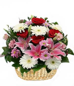 Mix Flower Basket