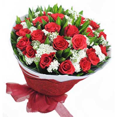 Bouquet of 24 Red Roses