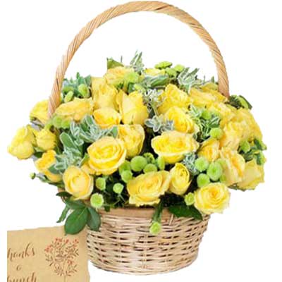 Deluxe Yellow Roses