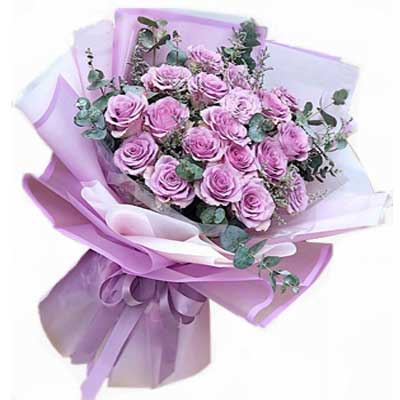 Purple Love Flower Arrangement