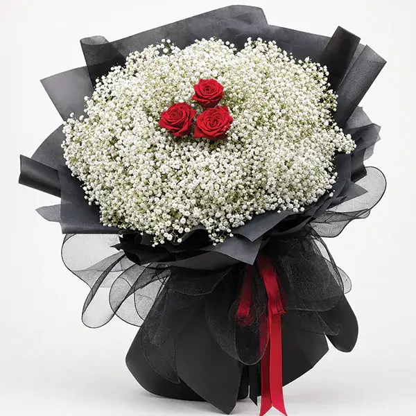 Crimson Tide Baby's Breath