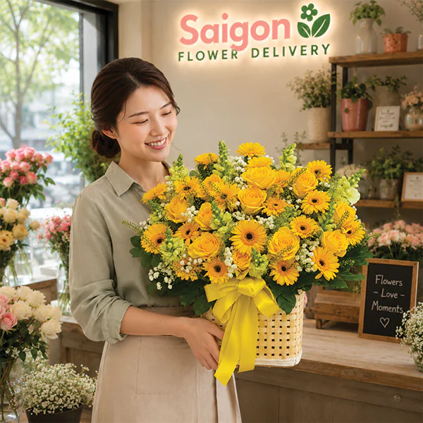 Golden Radiance Basket - Image 2