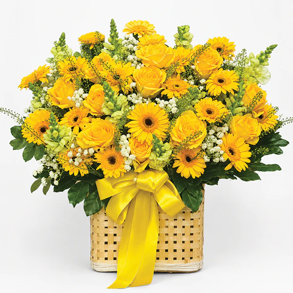 Golden Radiance Basket