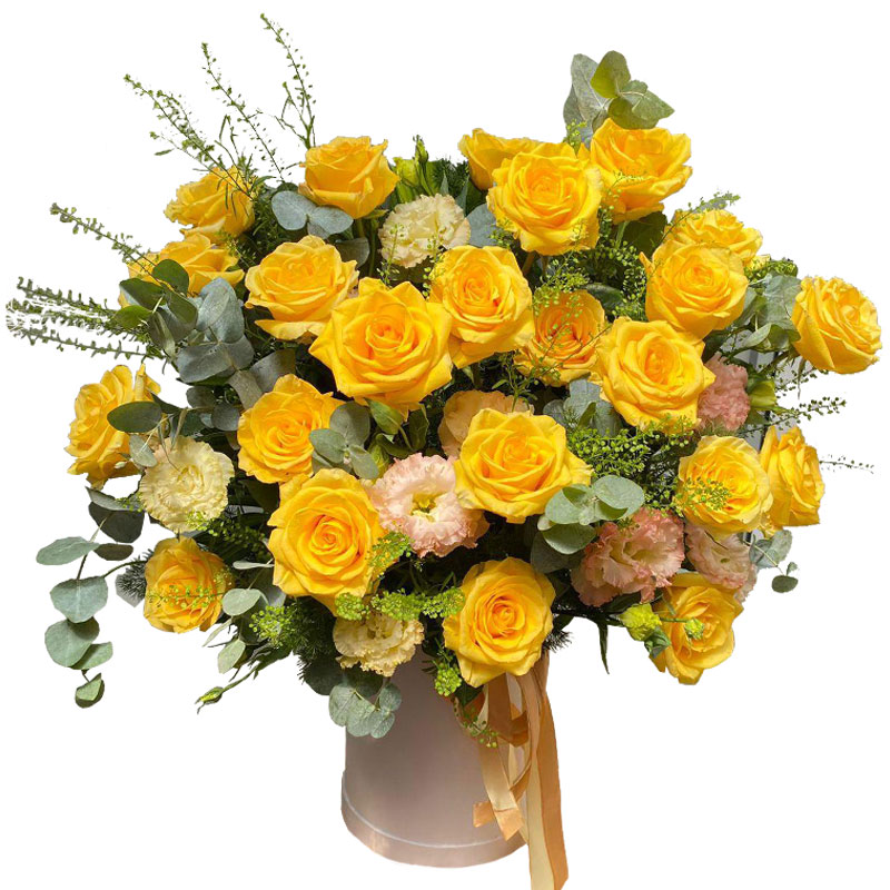 yellow rose box