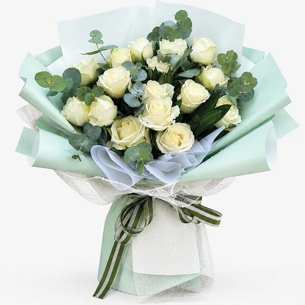Classic White Roses