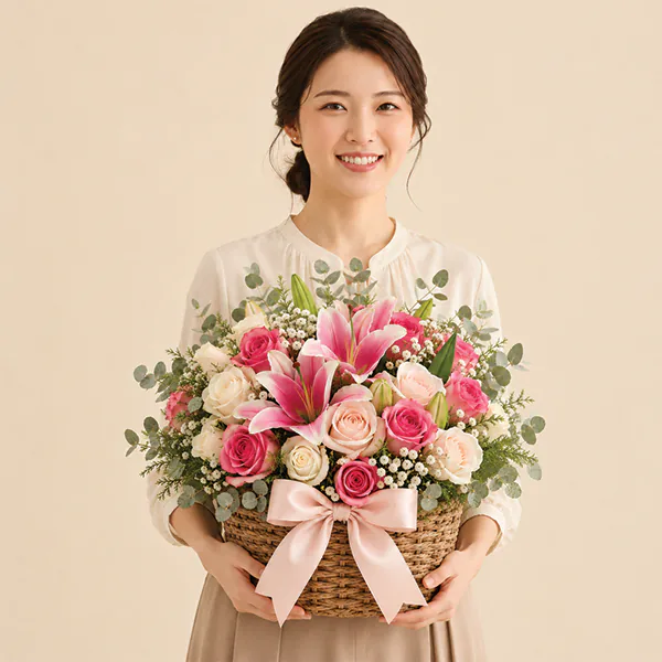 Whispering Petals Basket - Image 2