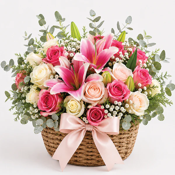 Whispering Petals Basket