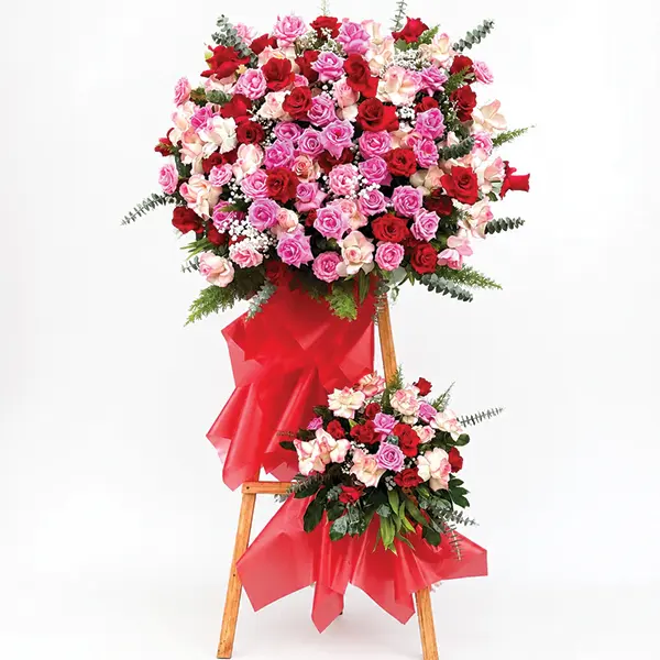 Ruby Blossom Celebration Stand