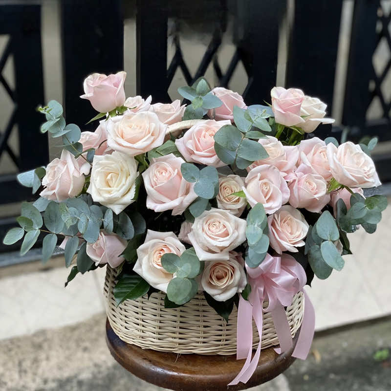 Flower Basket Pink Light - Image 2