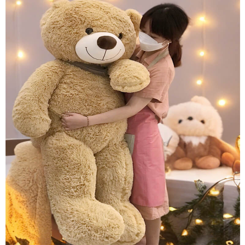 Brown teddy bear size 1m4