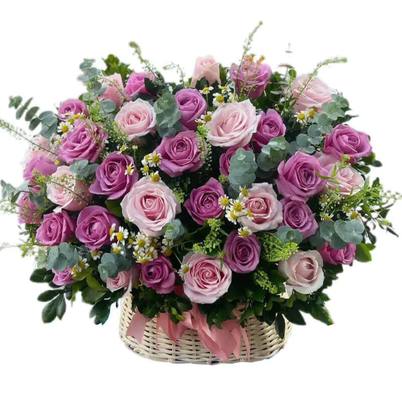 Mix Rose Basket