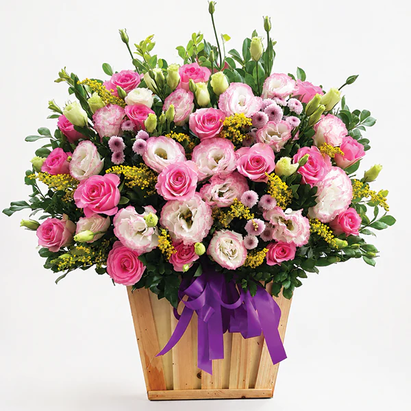 Rustic Sunshine & Rosy Glow Display